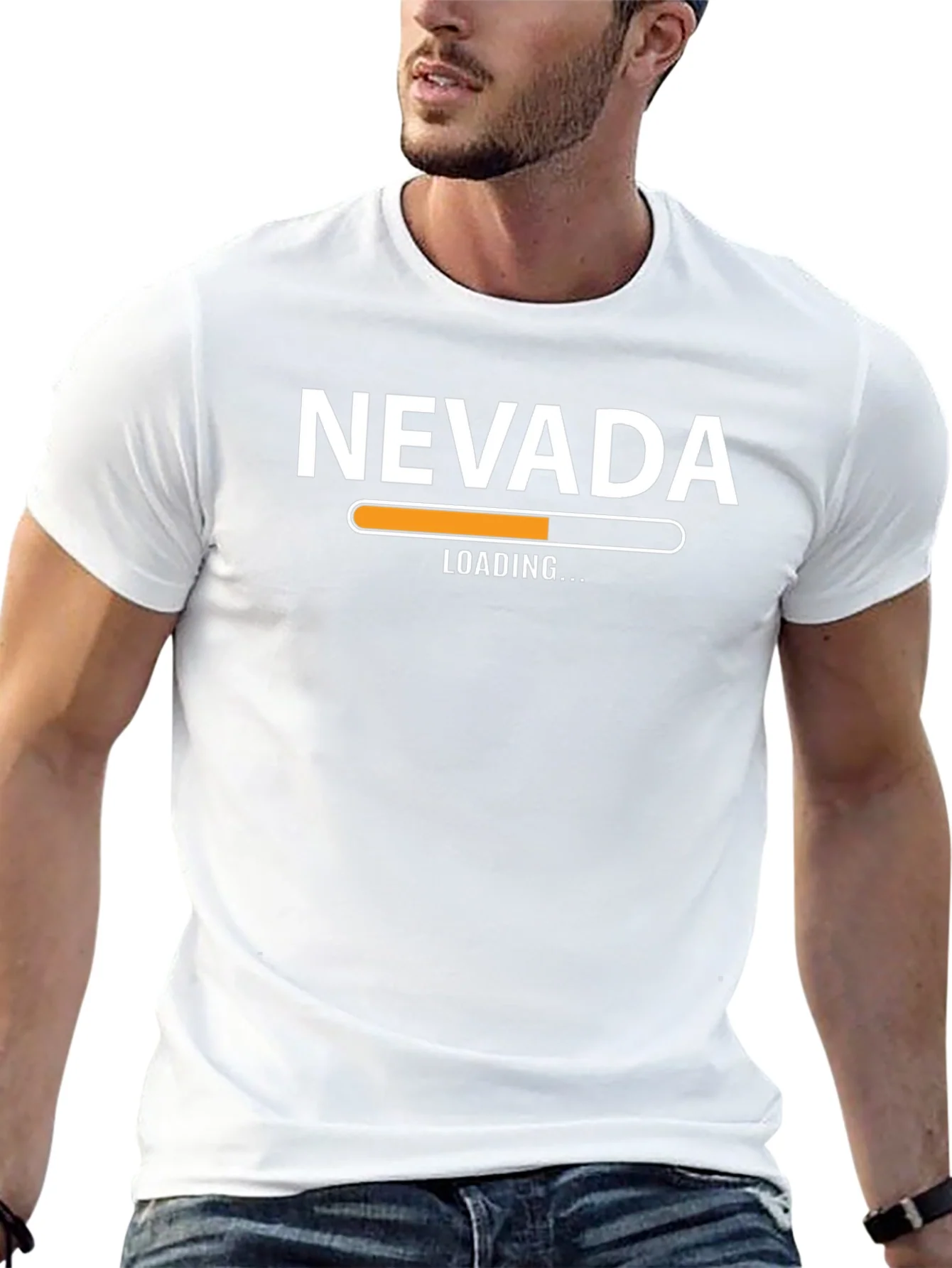 Nevada Loading T-Shirt - Black Graphic Tee