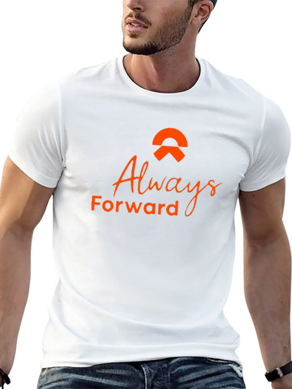 Always Forward Black Tee - Stylish Graphic T-Shirt