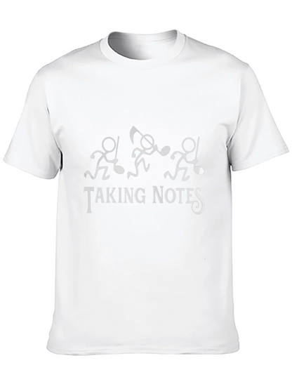 Taking Notes Music Lover Graphic Tee