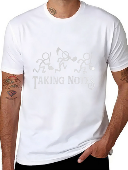Taking Notes Music Lover Graphic Tee
