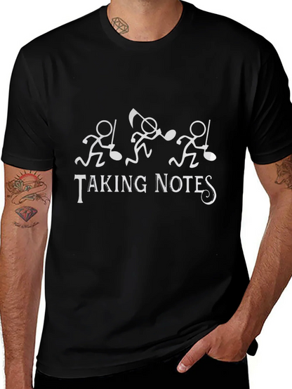 Taking Notes Music Lover Graphic Tee