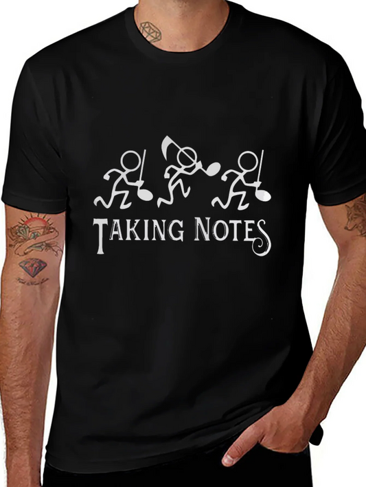 Taking Notes Music Lover Graphic Tee