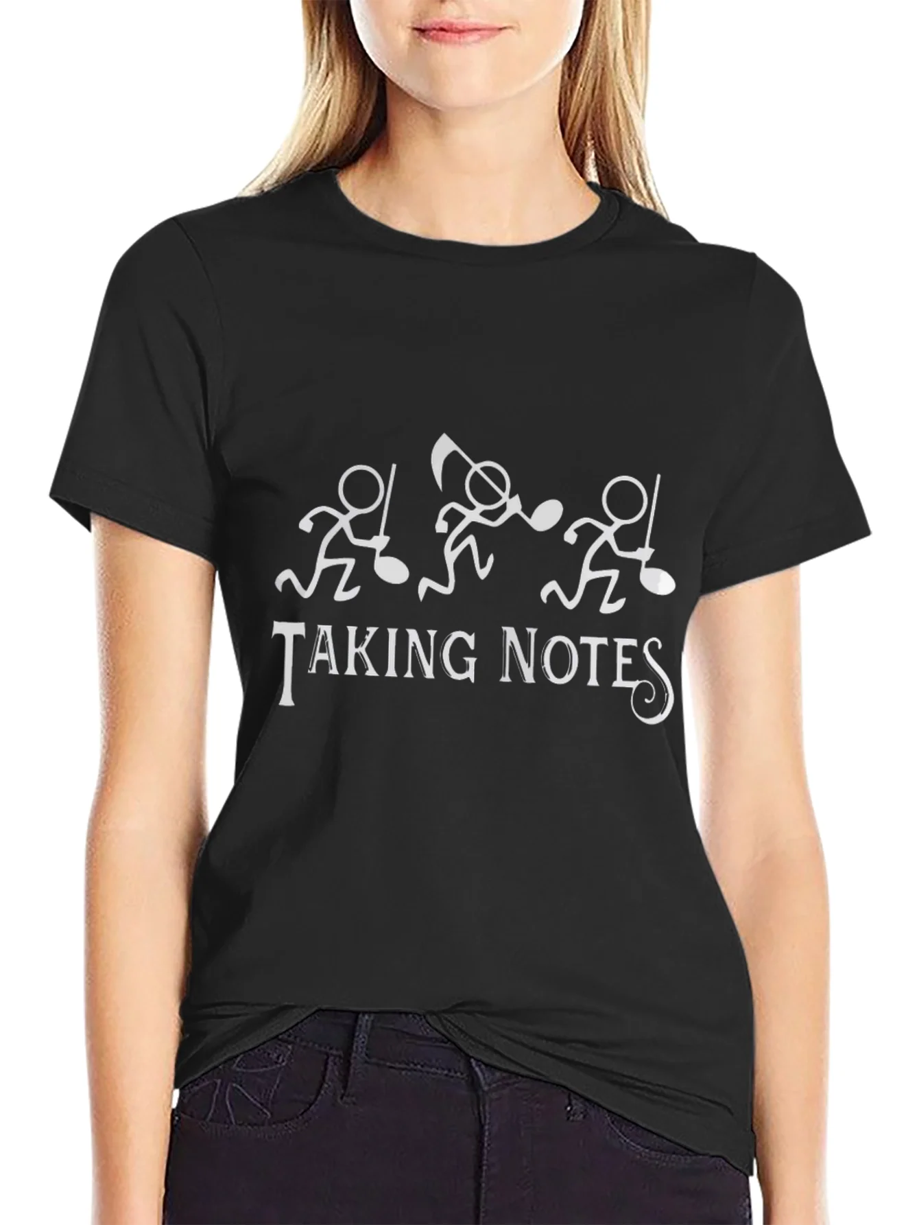 Taking Notes Music Lover Graphic Tee