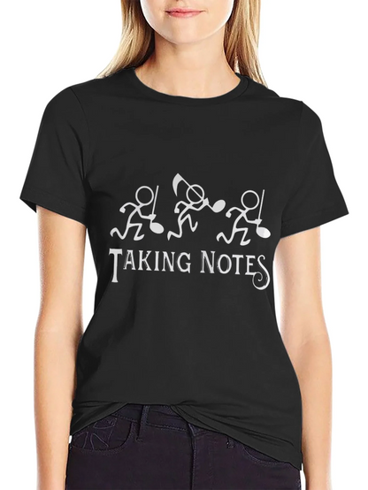 Taking Notes Music Lover Graphic Tee