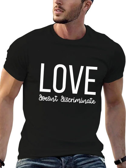 Love Doesnt Discriminate Tee - Black