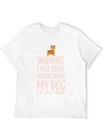 Warning Dog Talk T-Shirt