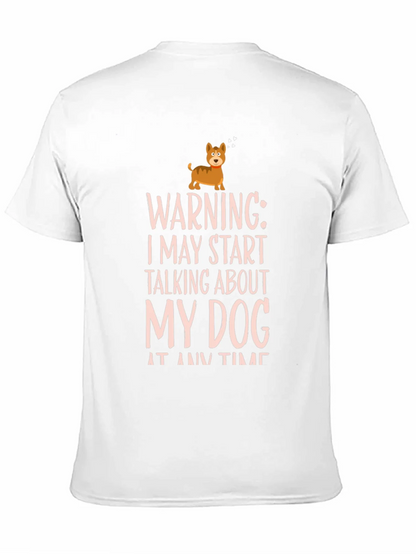 Warning Dog Talk T-Shirt