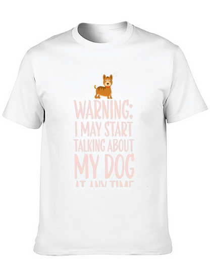 Warning Dog Talk T-Shirt