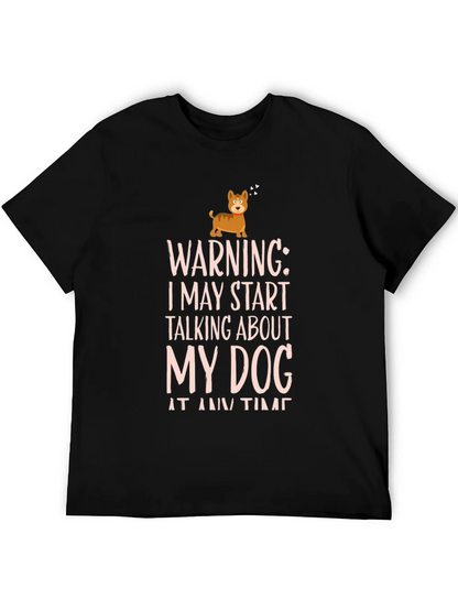 Warning Dog Talk T-Shirt