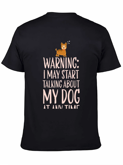 Warning Dog Talk T-Shirt