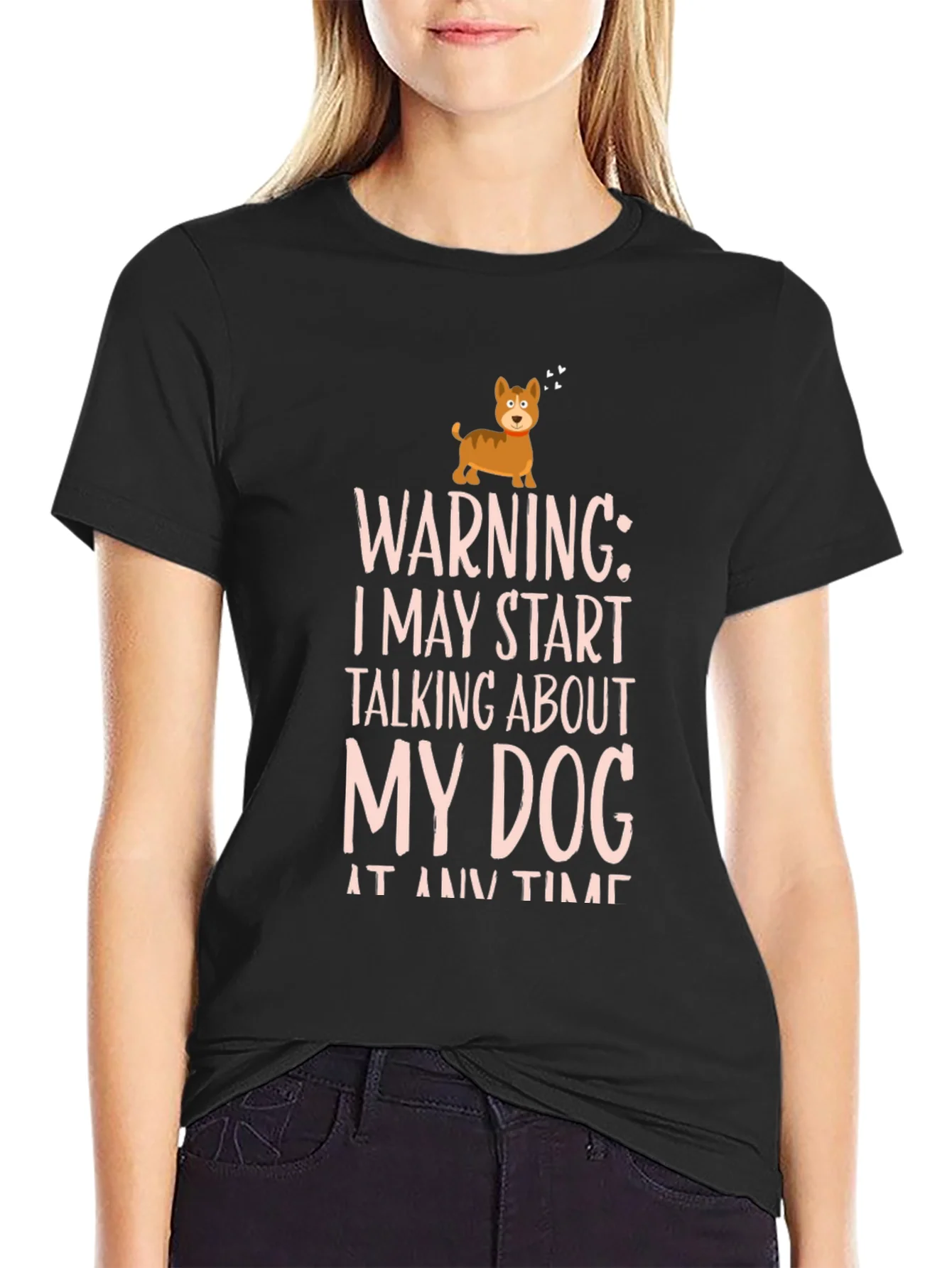 Warning Dog Talk T-Shirt