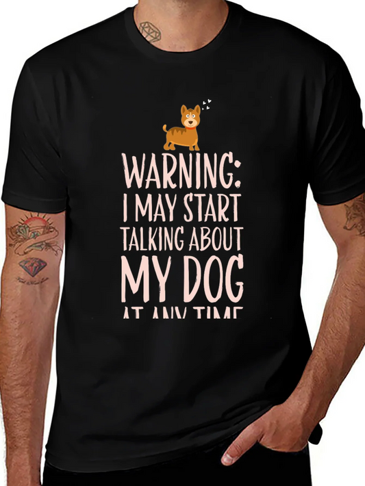 Warning Dog Talk T-Shirt