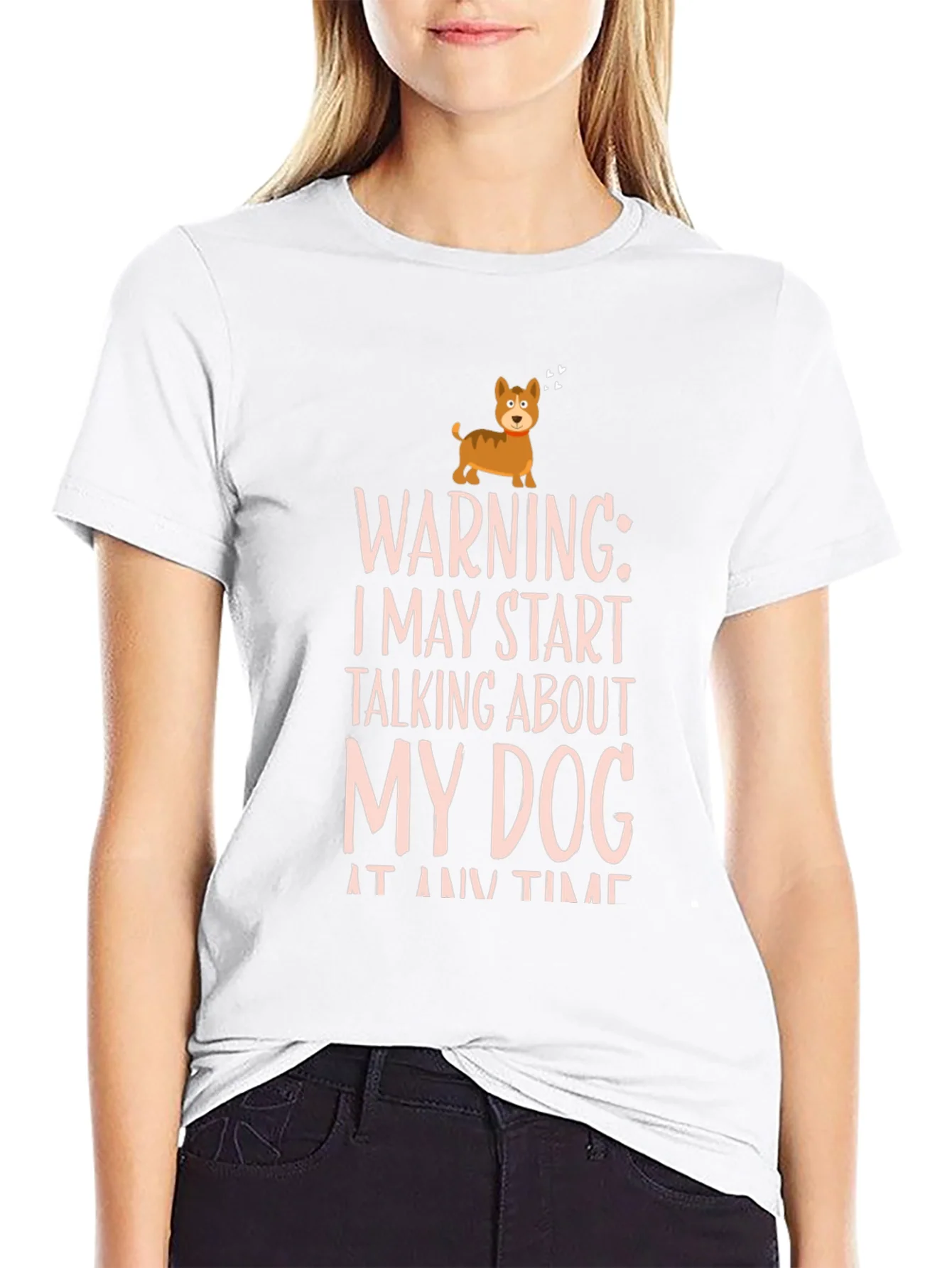 Warning Dog Talk T-Shirt
