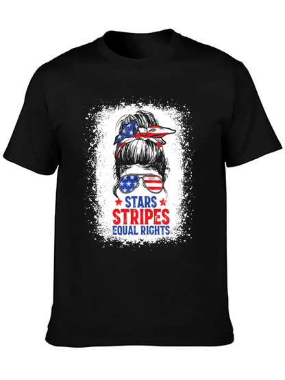 Stars Stripes Equal Rights Patriotic T-Shirt