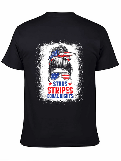 Stars Stripes Equal Rights Patriotic T-Shirt