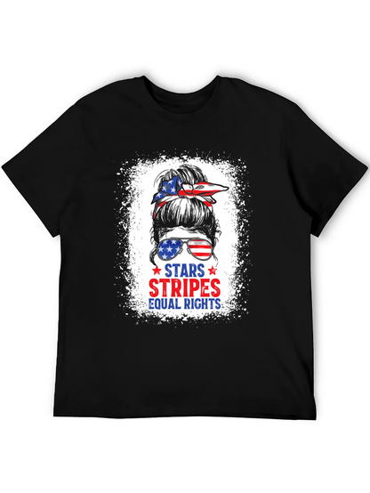 Stars Stripes Equal Rights Patriotic T-Shirt