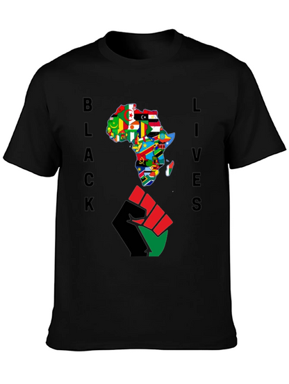 Black Lives Africa Fist T-Shirt