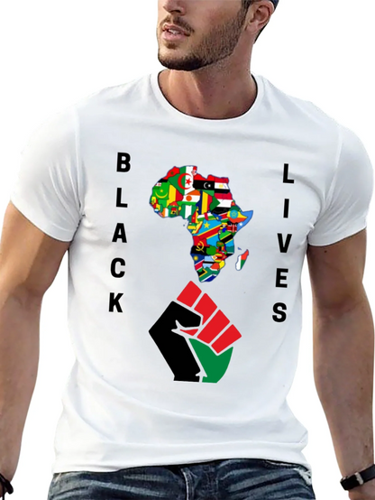 Black Lives Africa Fist T-Shirt