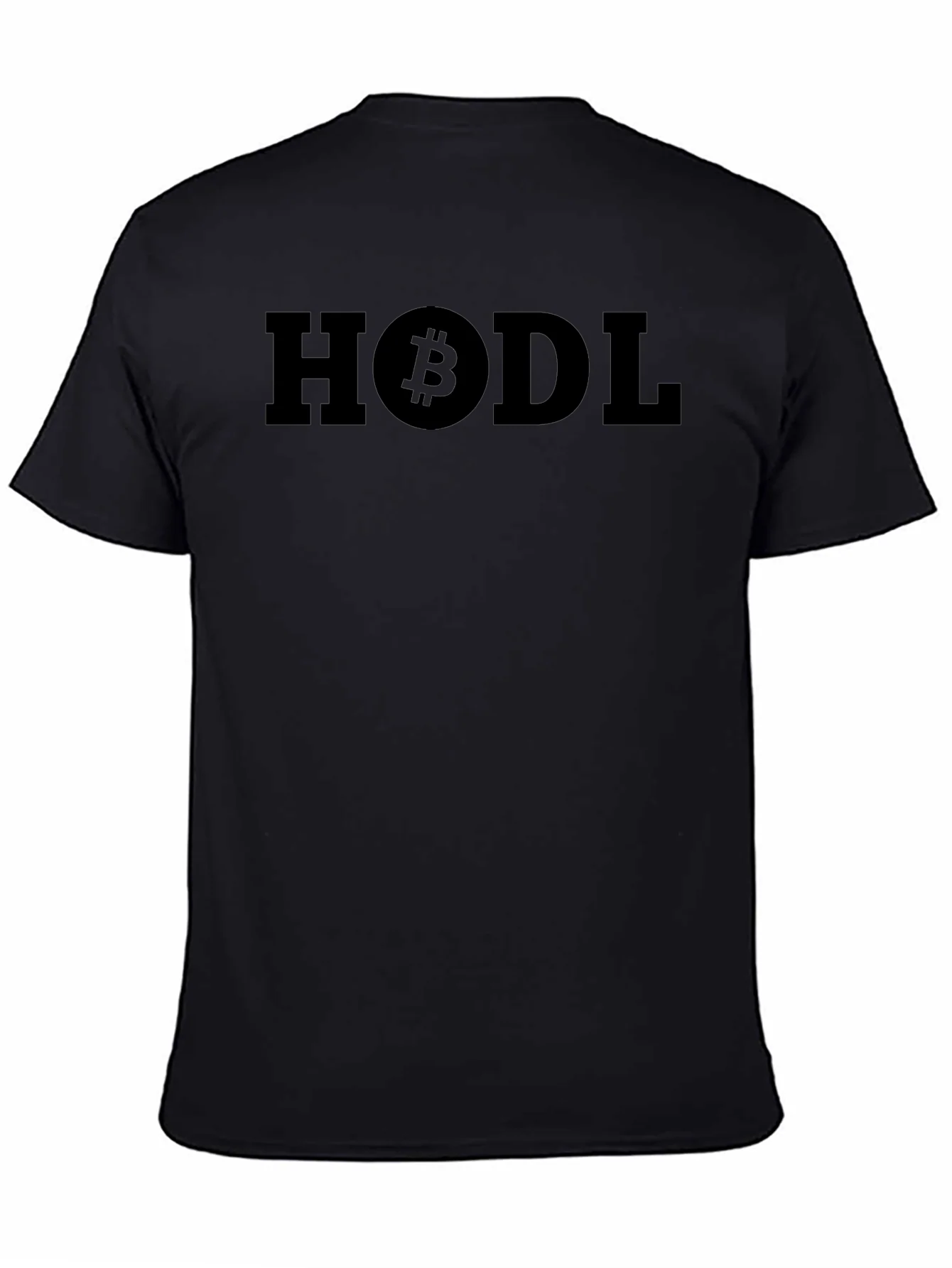 HODL Bitcoin Graphic Black T-Shirt
