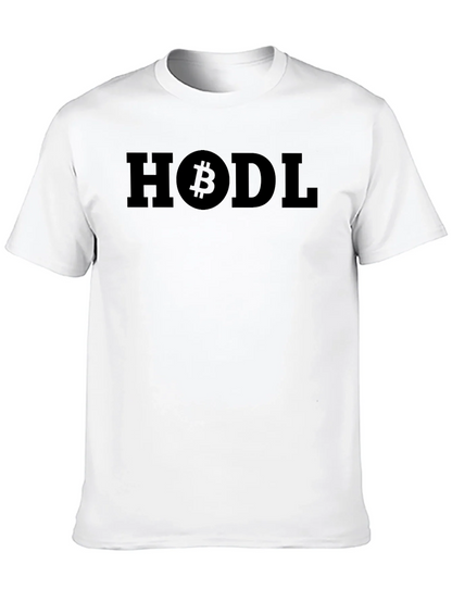 HODL Bitcoin Graphic Black T-Shirt