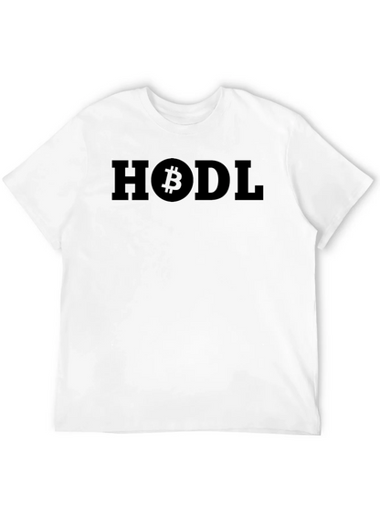 HODL Bitcoin Graphic Black T-Shirt