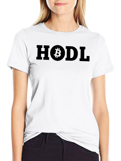 HODL Bitcoin Graphic Black T-Shirt