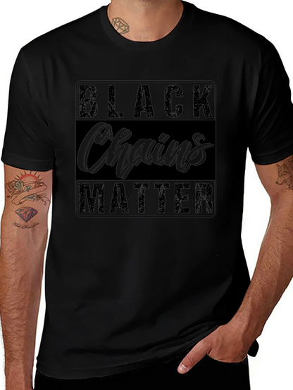 Black Chains Matter Graphic T-Shirt
