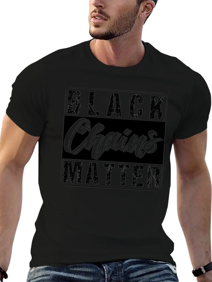 Black Chains Matter Graphic T-Shirt