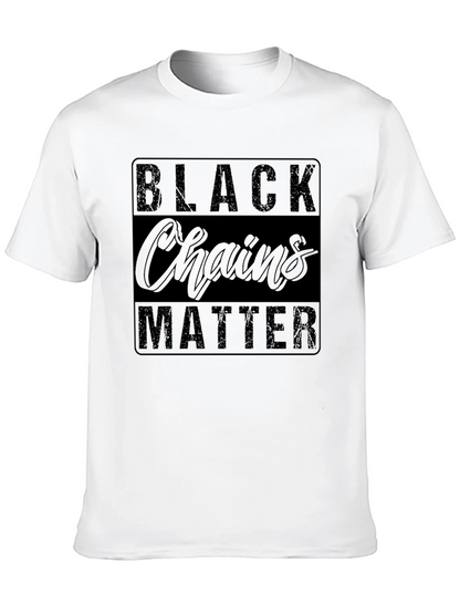 Black Chains Matter Graphic T-Shirt