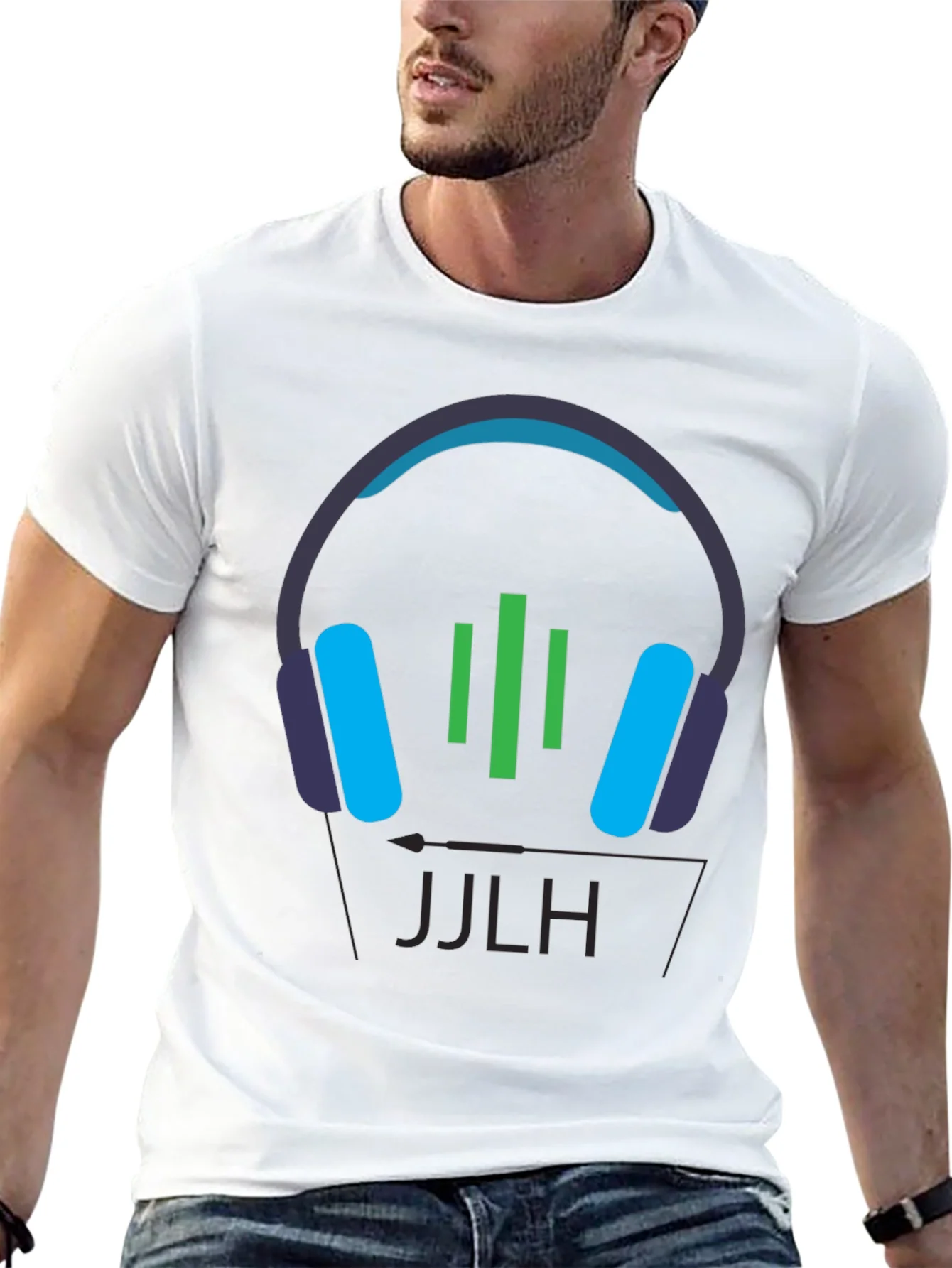 DJ Headphones Graphic Tee