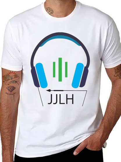 DJ Headphones Graphic Tee
