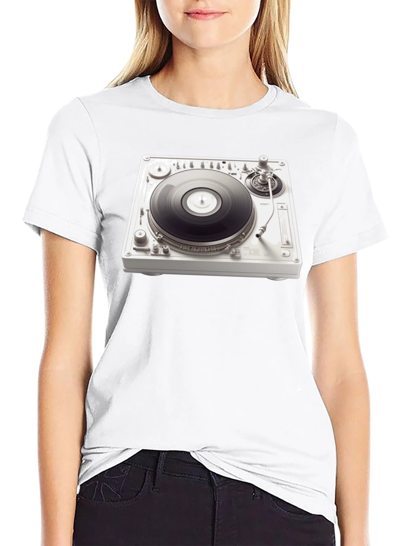 DJ Turntable Graphic Tee