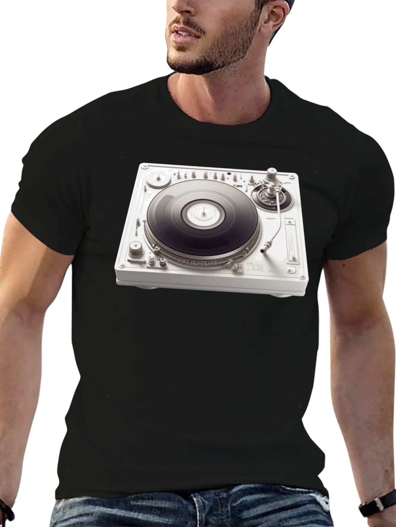 DJ Turntable Graphic Tee