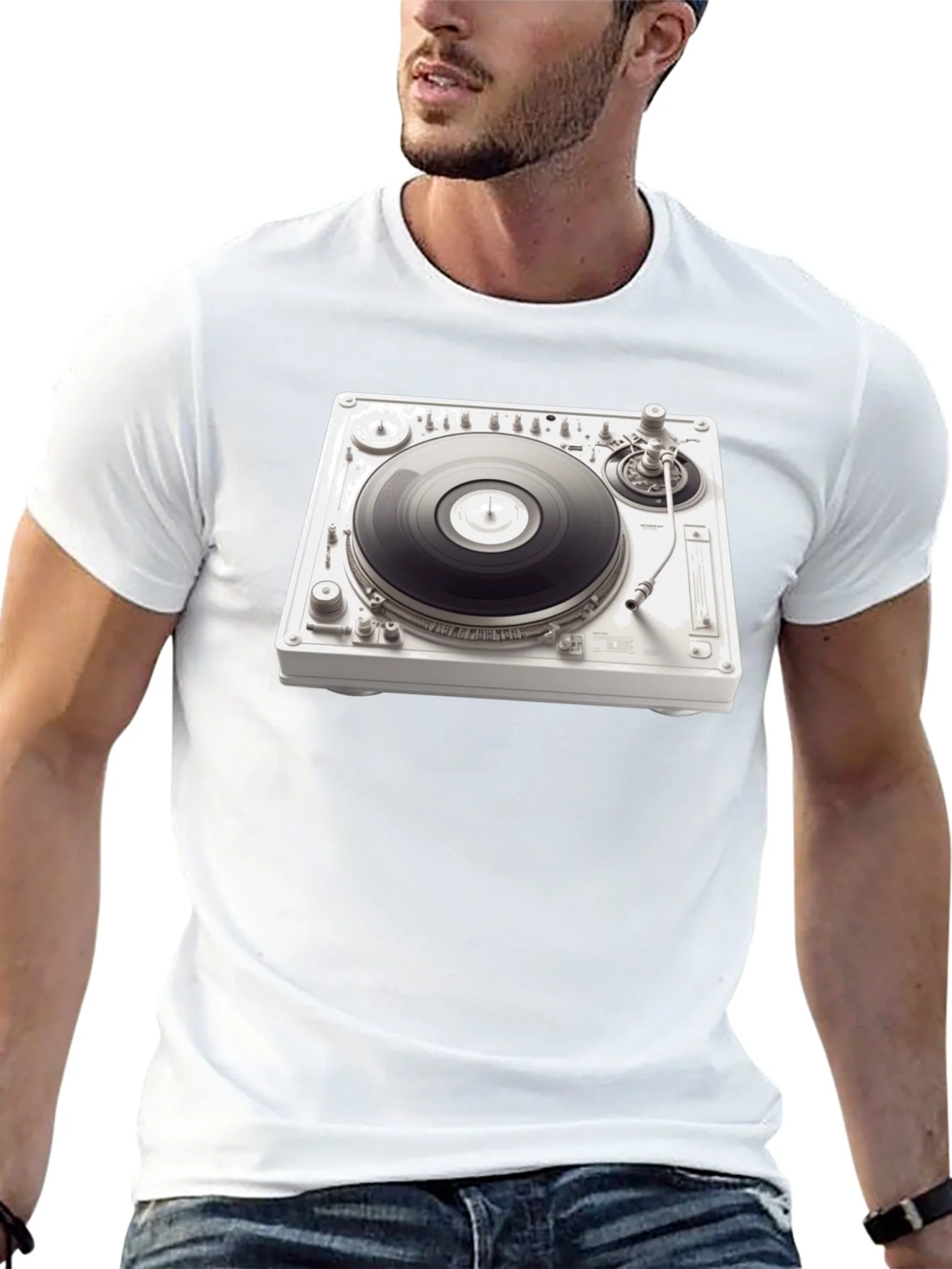 DJ Turntable Graphic Tee