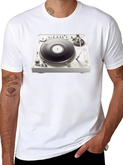 DJ Turntable Graphic Tee