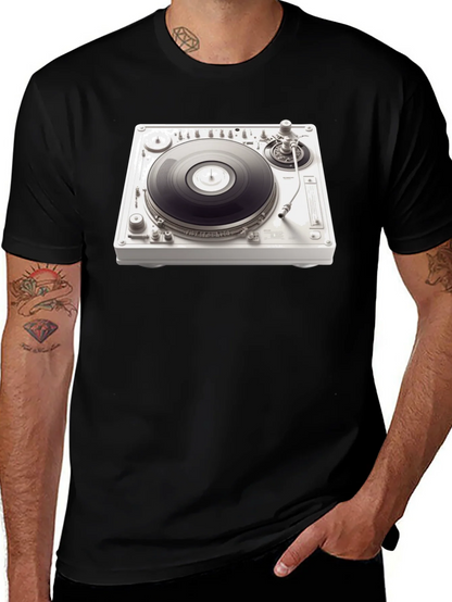 DJ Turntable Graphic Tee