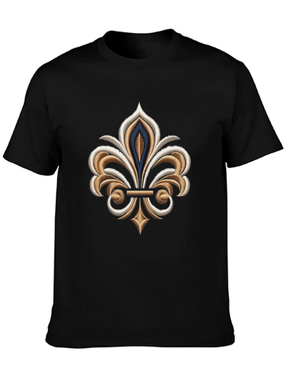 Fleur-de-lis Graphic Black T-Shirt