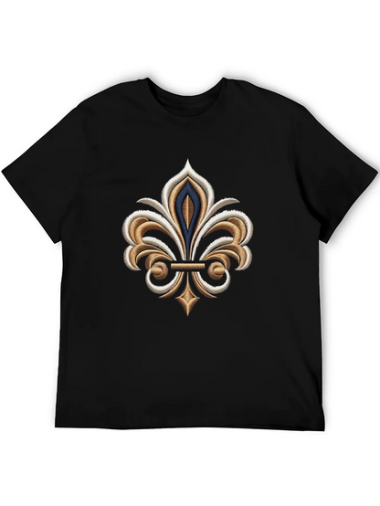 Fleur-de-lis Graphic Black T-Shirt