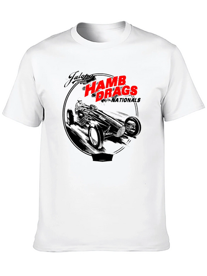 HAMB Drags Nationals Black T-Shirt Car Design