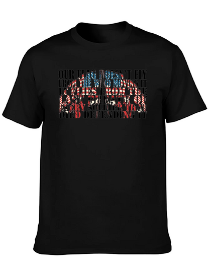 Patriotic US Flag Soldier T-Shirt