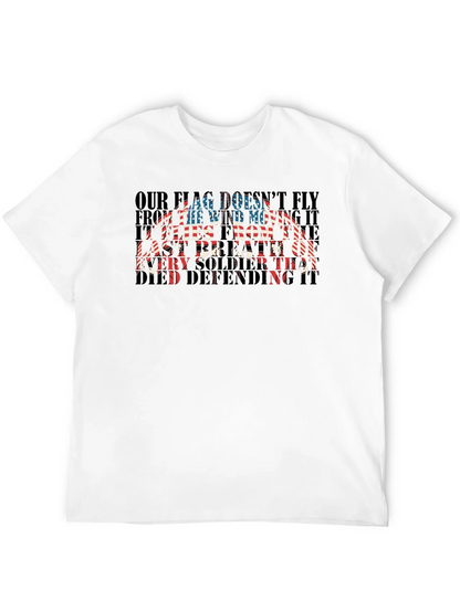 Patriotic US Flag Soldier T-Shirt