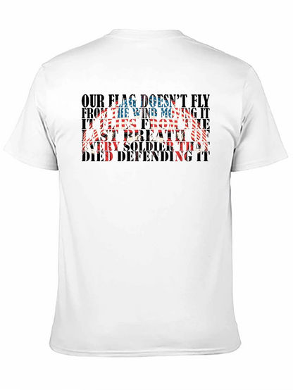 Patriotic US Flag Soldier T-Shirt