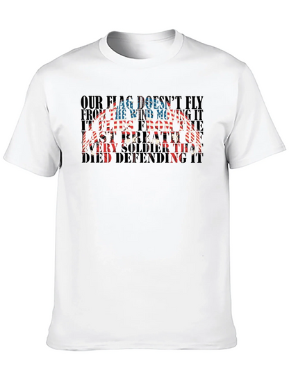 Patriotic US Flag Soldier T-Shirt