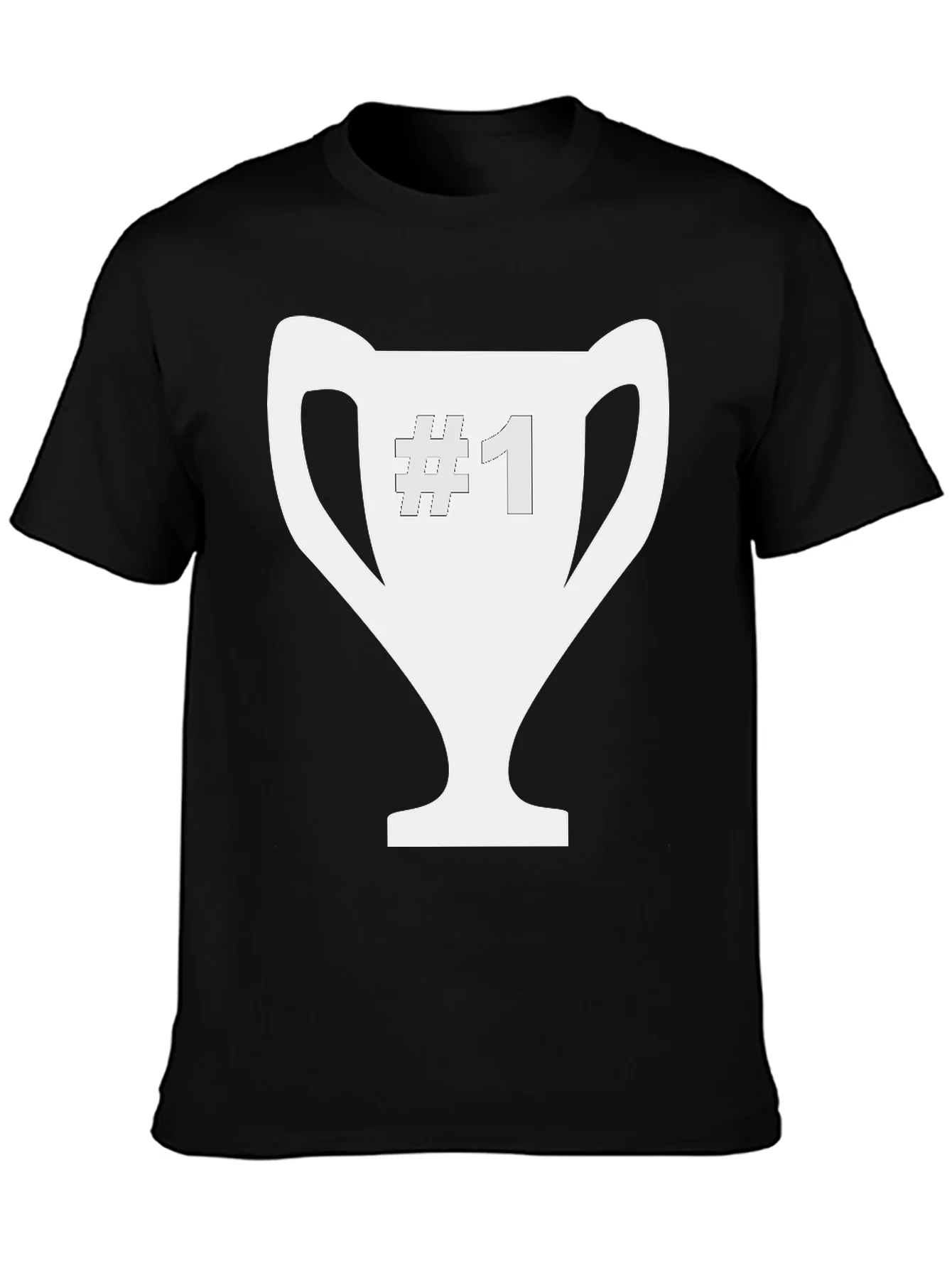 Number One Champion Black Tee