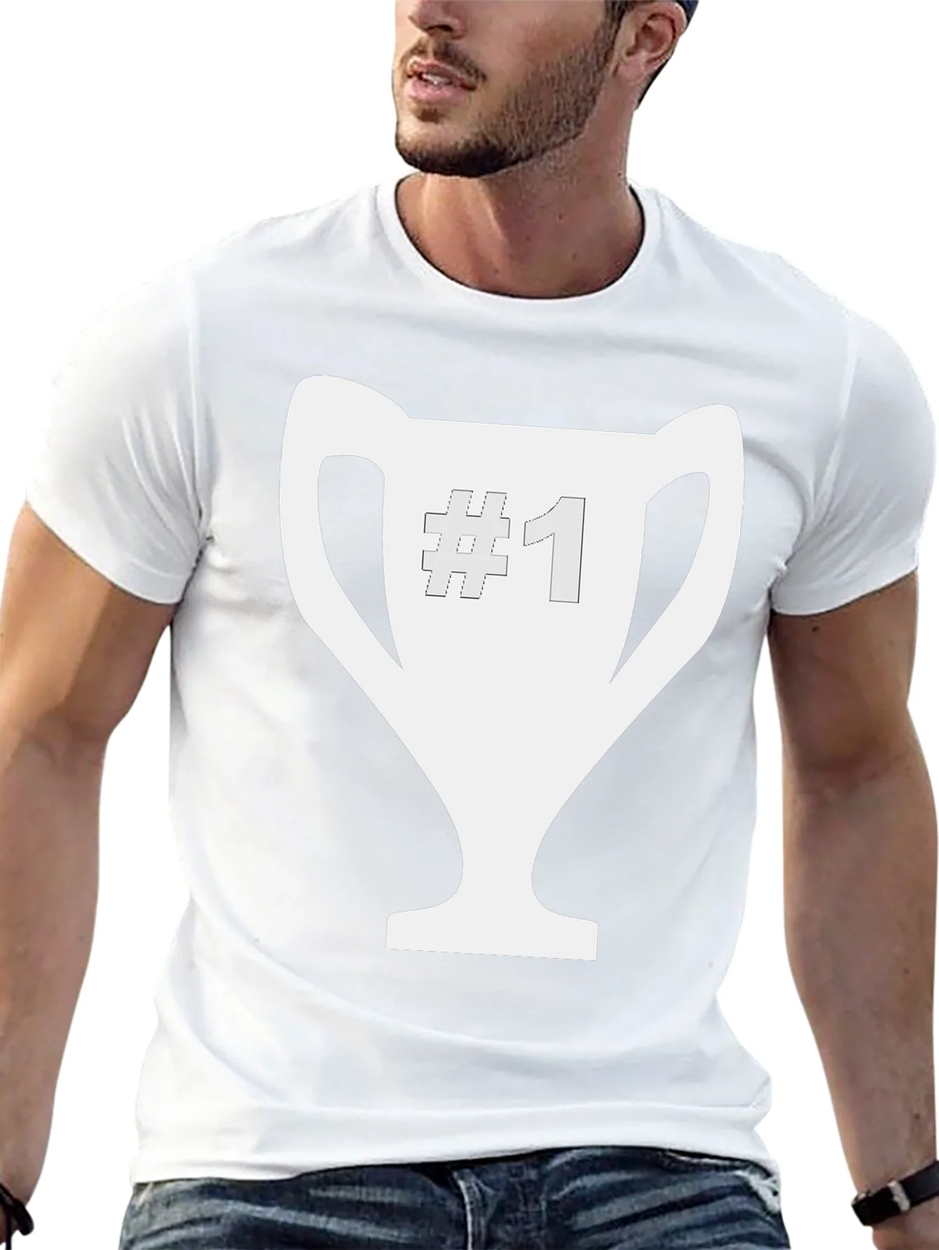 Number One Champion Black Tee