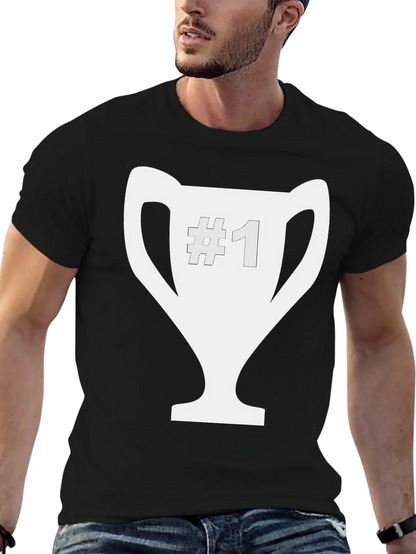Number One Champion Black Tee