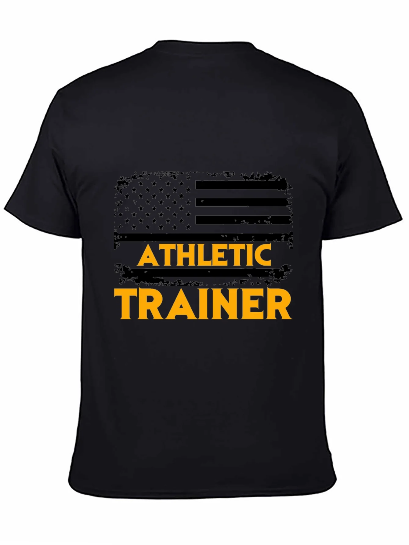 Athletic Trainer US Flag Graphic T-Shirt
