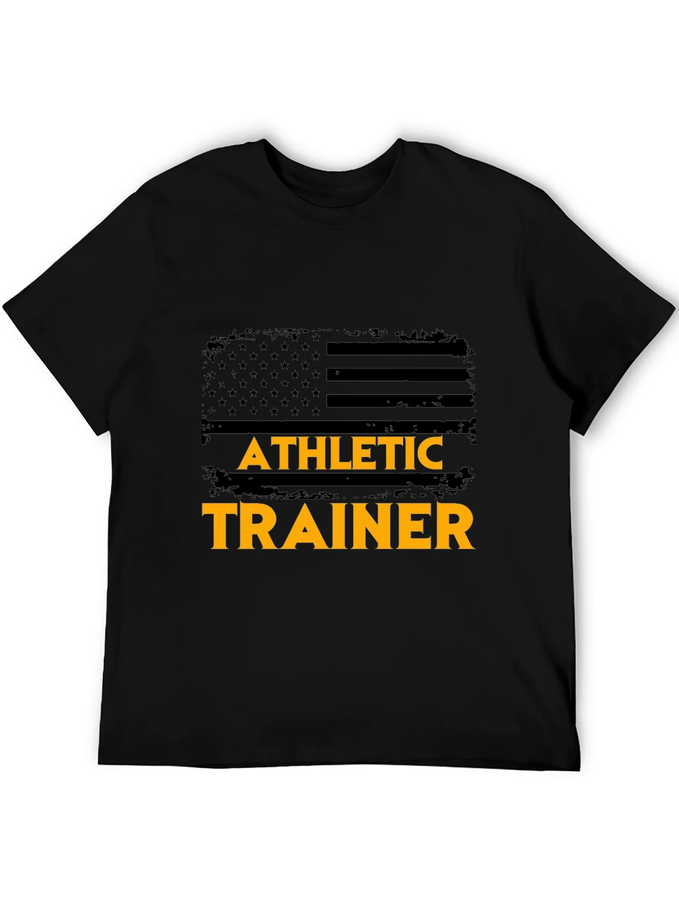 Athletic Trainer US Flag Graphic T-Shirt