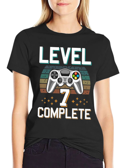 Level 7 Complete Gamer T-Shirt - Birthday Gift