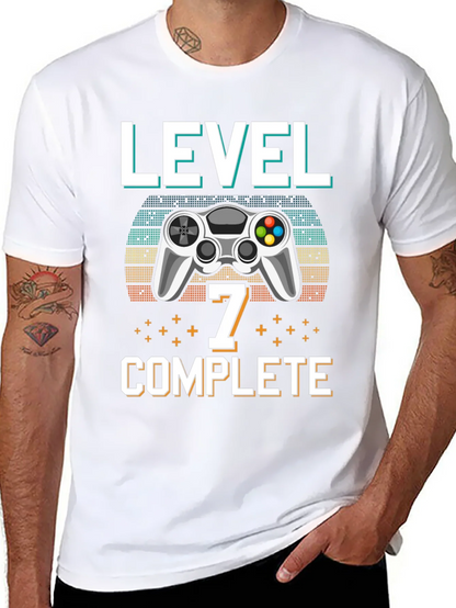 Level 7 Complete Gamer T-Shirt - Birthday Gift